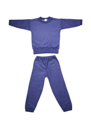 Cosilana Pyjama Wol Marineblauw Gemêleerd