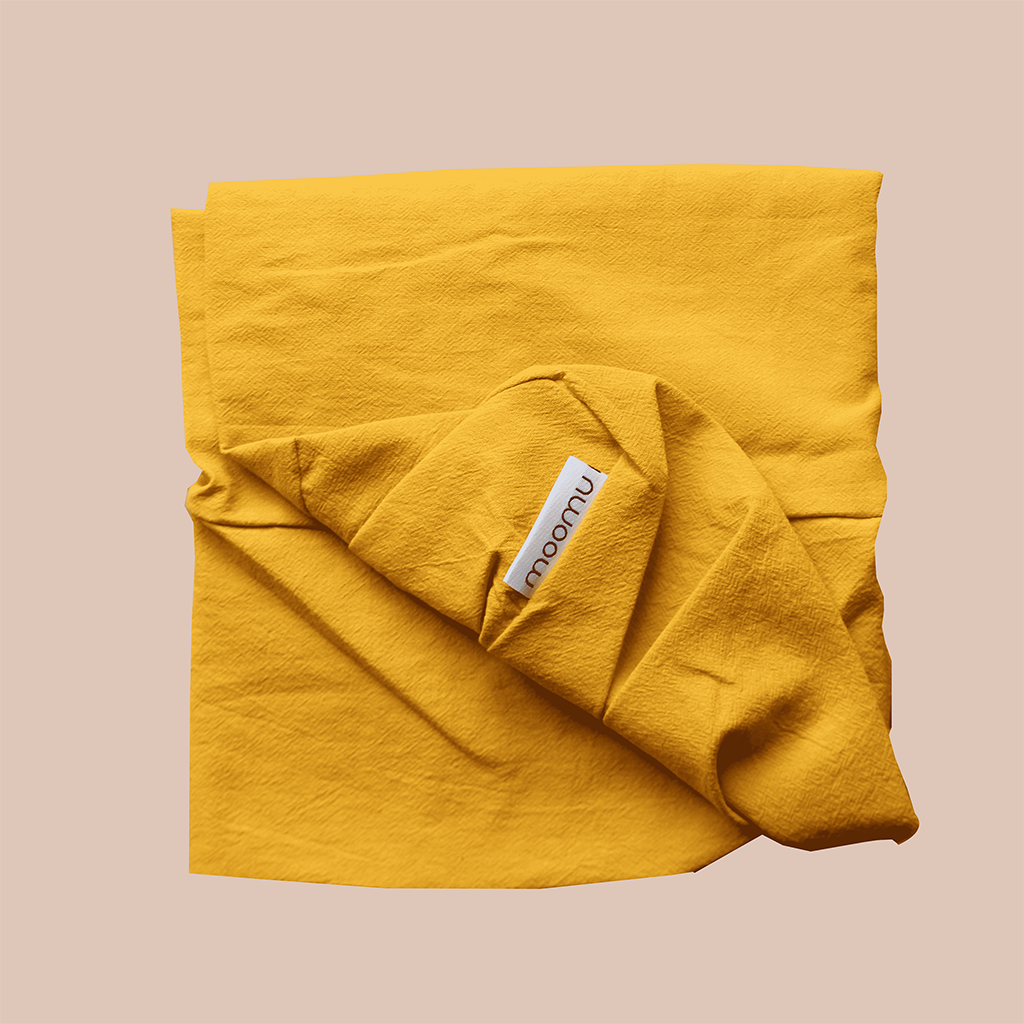Moomu - Aankleedkussen hoes - Golden Yellow