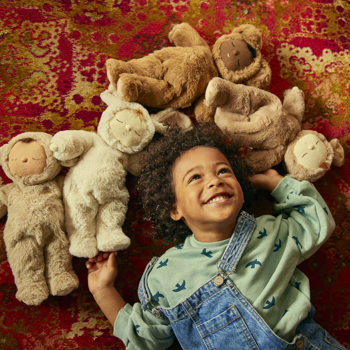 Dinkum Dolls - Cozy Dinkums knuffel Lamby Pip taupe