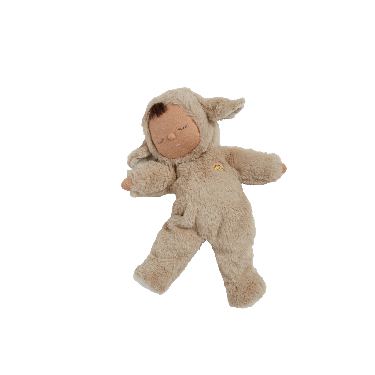 Dinkum Dolls - Cozy Dinkums knuffel Lamby Pip taupe