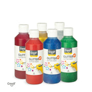 Creall – Glitterverf (6x250 ml)