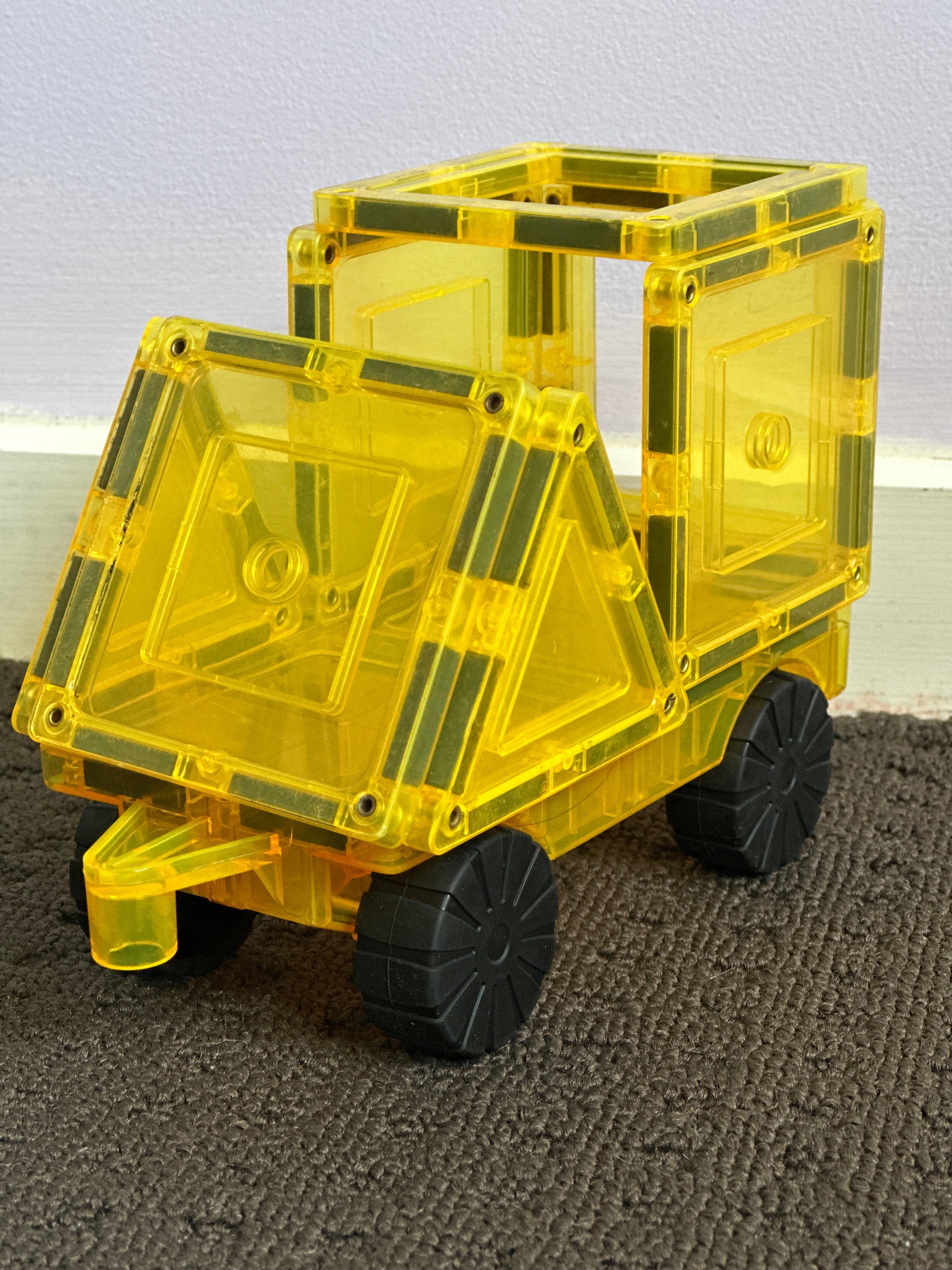 Learn And Grow - Magnetisch constructiespeelgoed Car Pack - 2 stuks