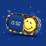 MOB x SmileyWorld - Dreamy Clock - Blauw