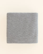 Hvid Wollen babydeken Dora Grey Melange