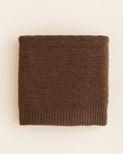 Hvid Wollen babydeken Dora Mocha