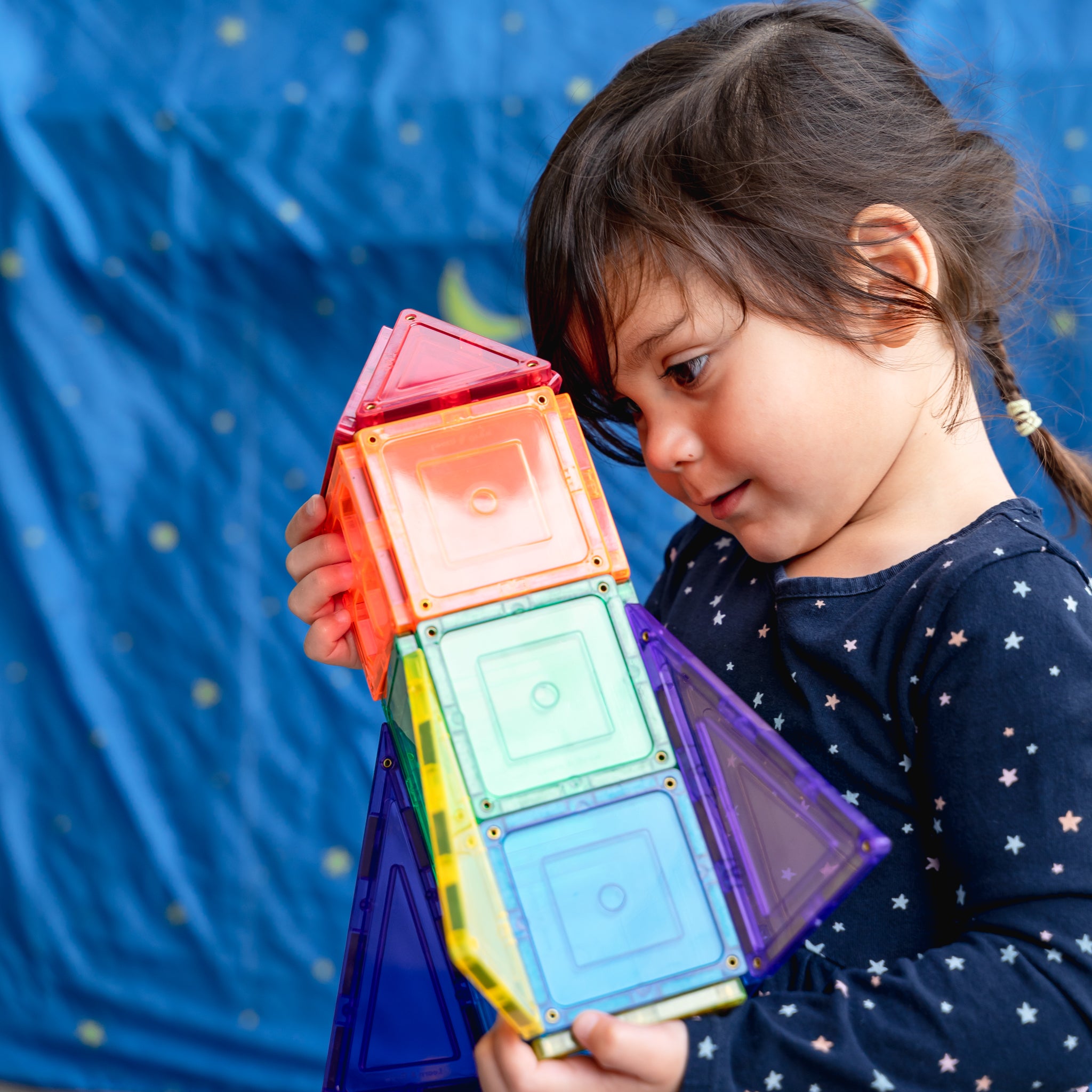 Learn And Grow - Magnetisch constructiespeelgoed Base Pack - 64 stuks