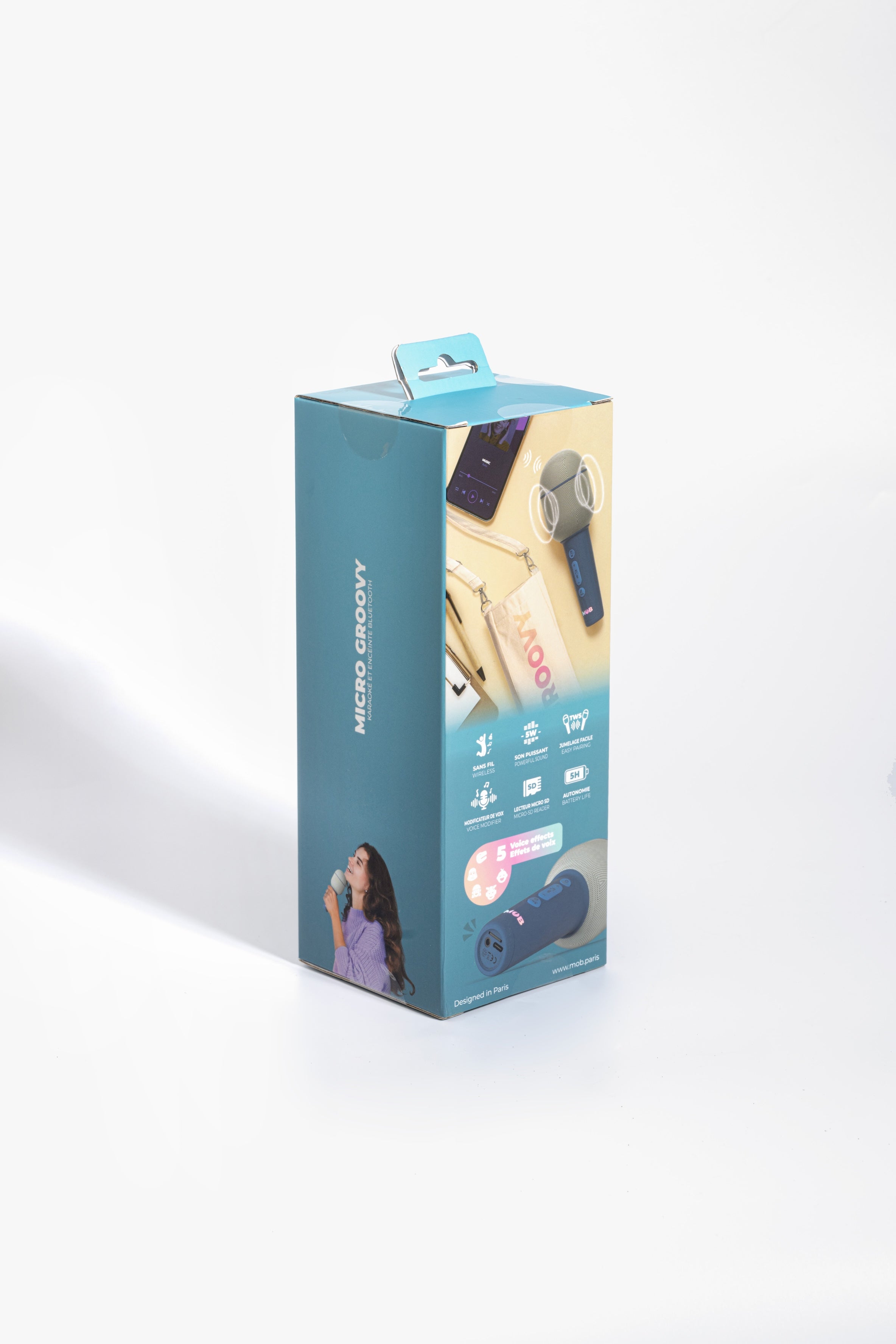 MOB - Micro Groovy bluetooth speaker - Nachtblauw