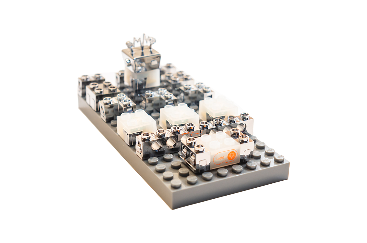 Brixo - elektrische bouw blokken - Teacher Kit (182 stuks)