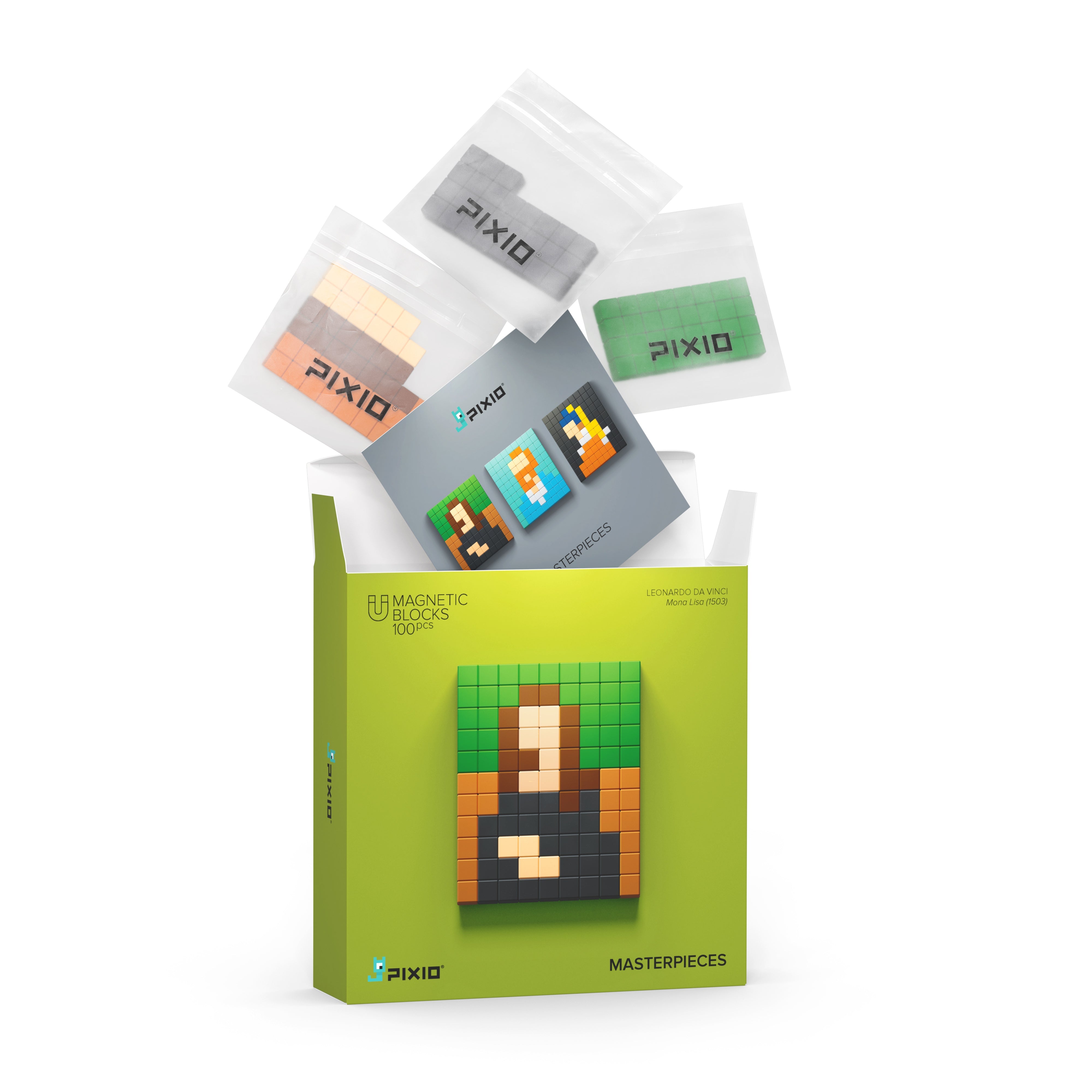 Pixio - Masterpiece Mona Lisa - 100 magneetblokjes