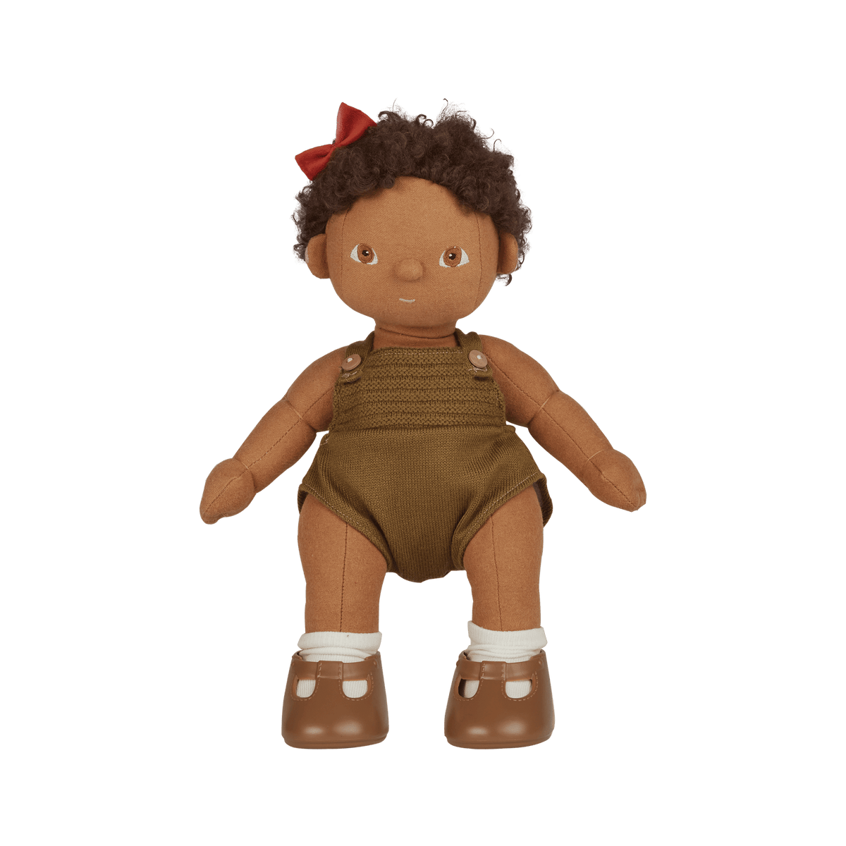 Dinkum Dolls - Button pop khaki