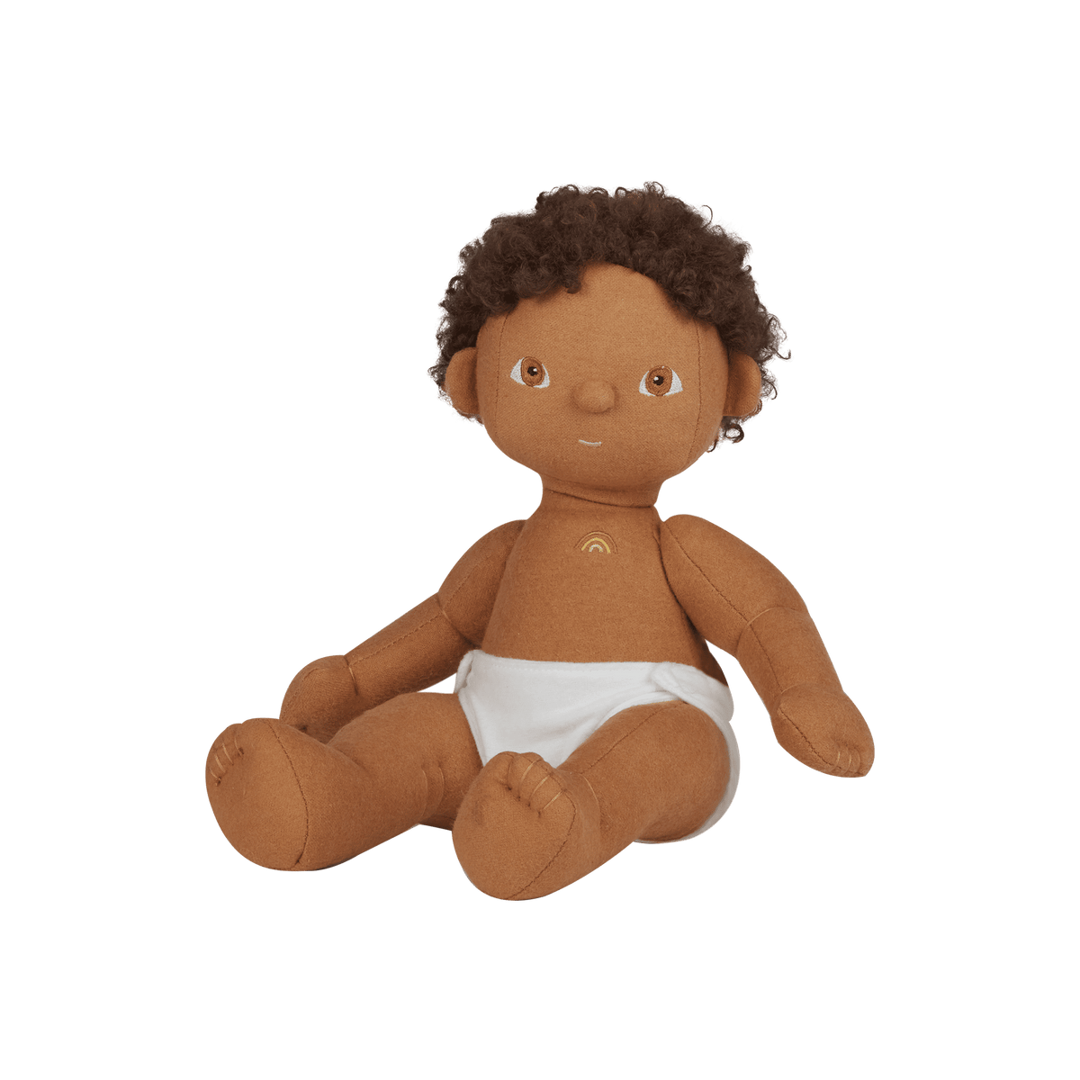 Dinkum Dolls - Button pop khaki