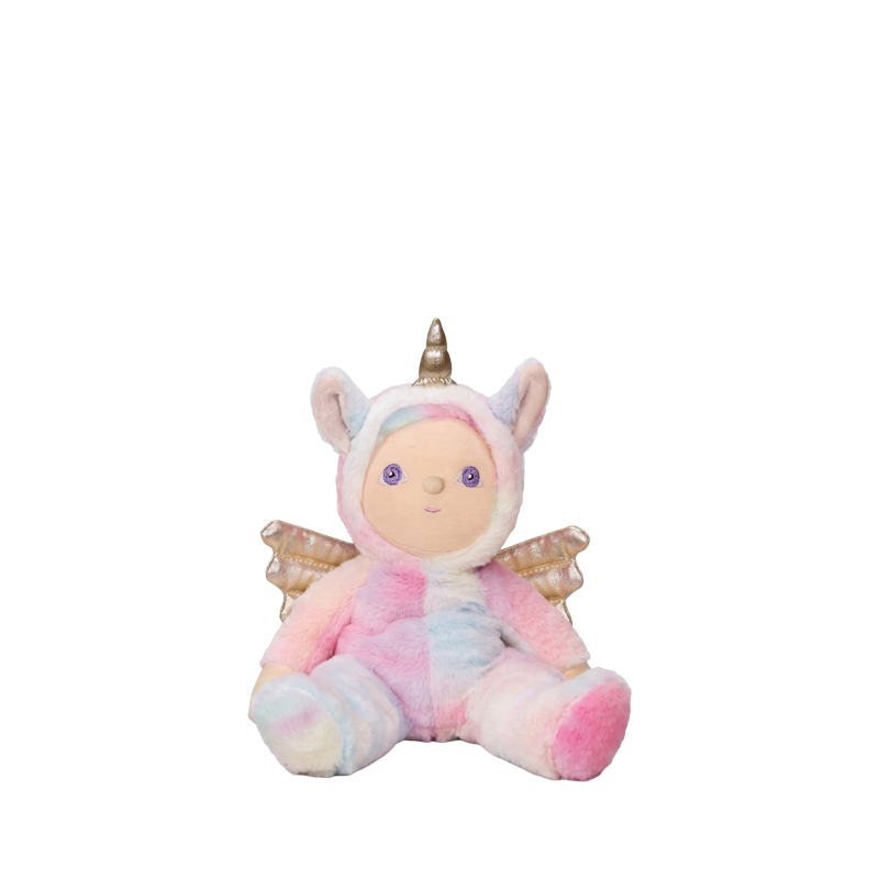 Dinkum Dolls - Dinky Dinkum Yara Unicorn knuffel rainbow