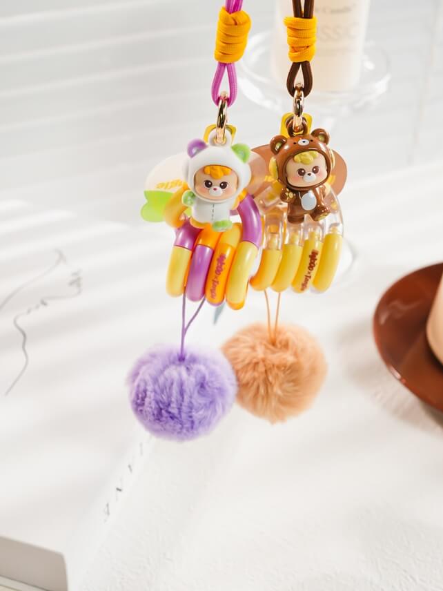 Tangle - Keychain Blind Box - Diudiu Baby Abebe Beer (1 willekeurig design)