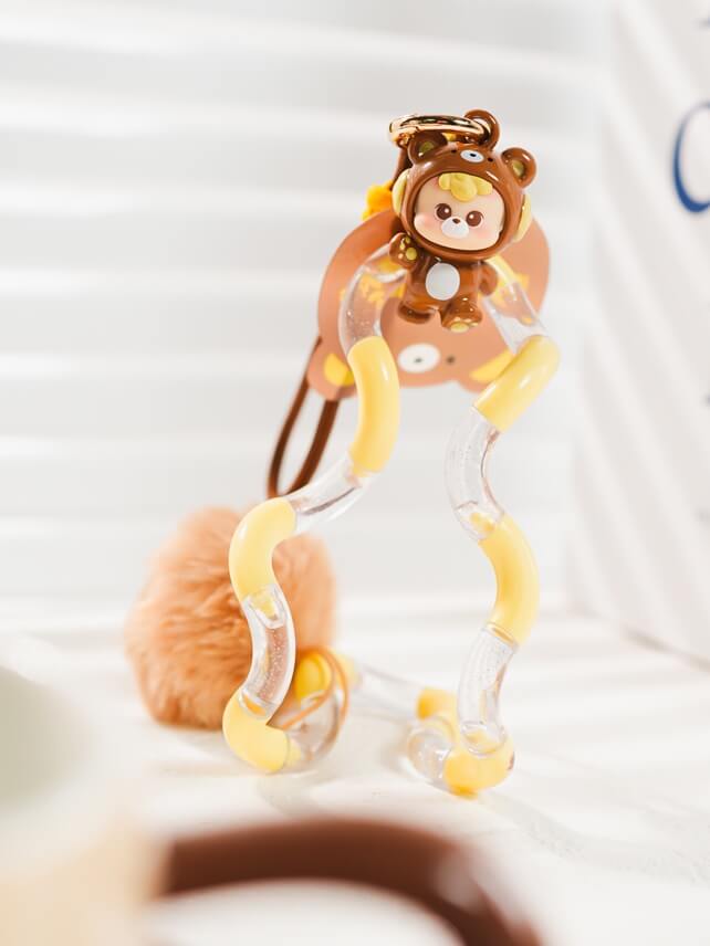 Tangle - Keychain Blind Box - Diudiu Baby Abebe Beer (1 willekeurig design)