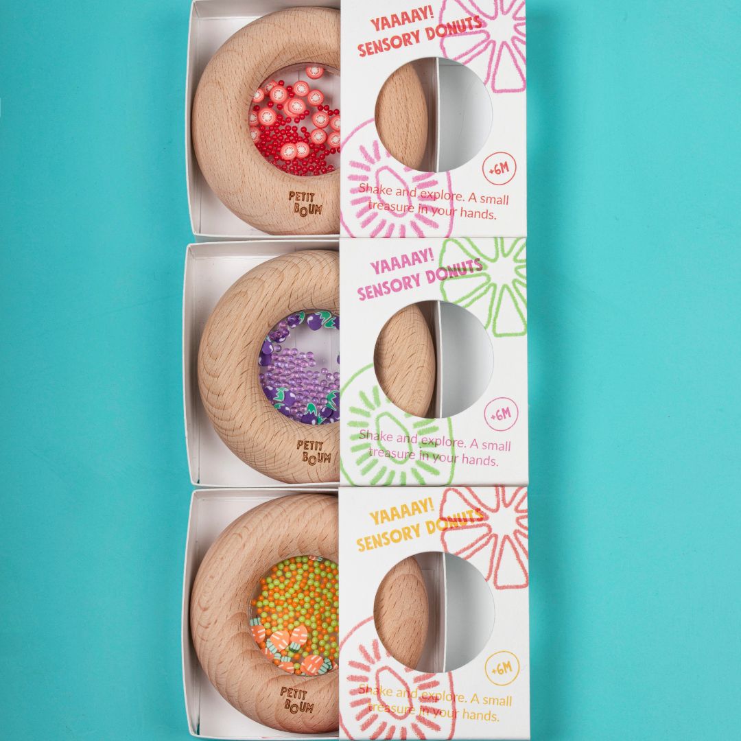Petit Boum - Sensorische Donut - Citroen