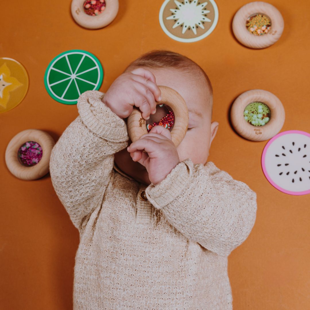 Petit Boum - Sensorische Donut - Kiwi