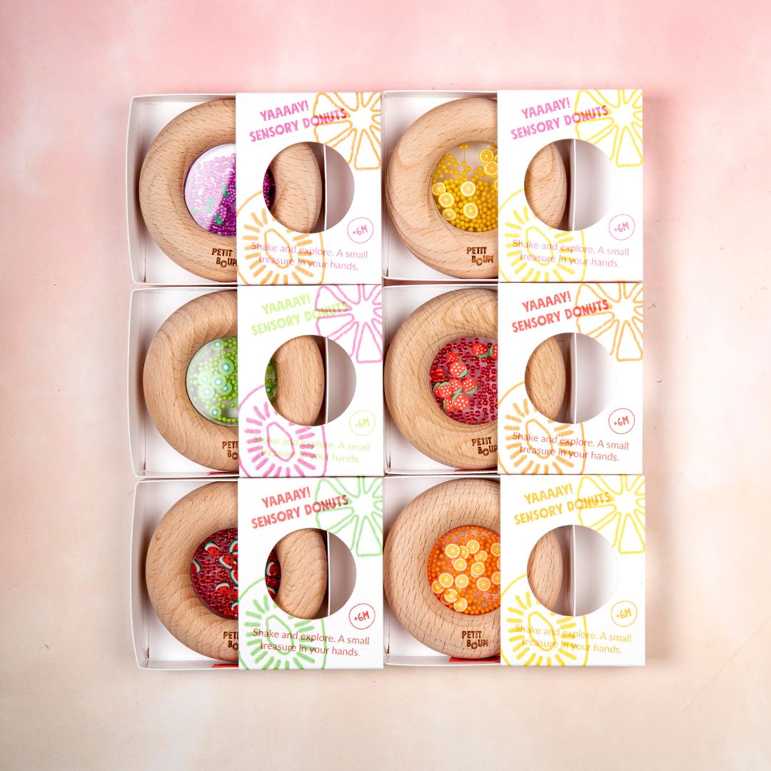 Petit Boum - Sensorische Donut - Sinaasappels