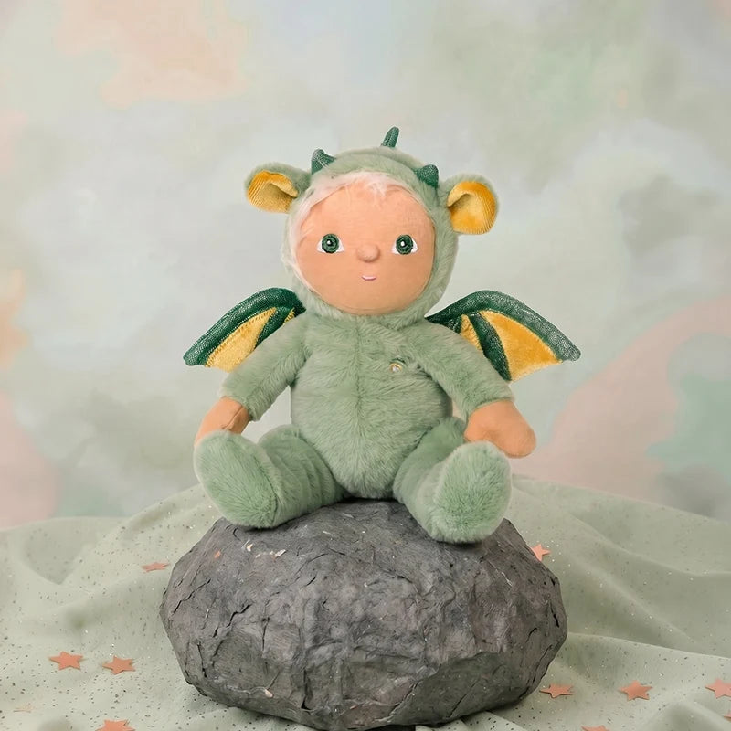 Dinkum Dolls - Dinky Dinkum Dax Dragon knuffel - green