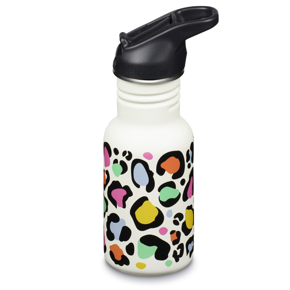 Klean Kanteen - Kid Kanteen drinkfles met flipsportdop - Leopard