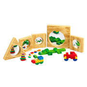 Edx Education - Houten Schuim Spiegels Pony - Set van 5