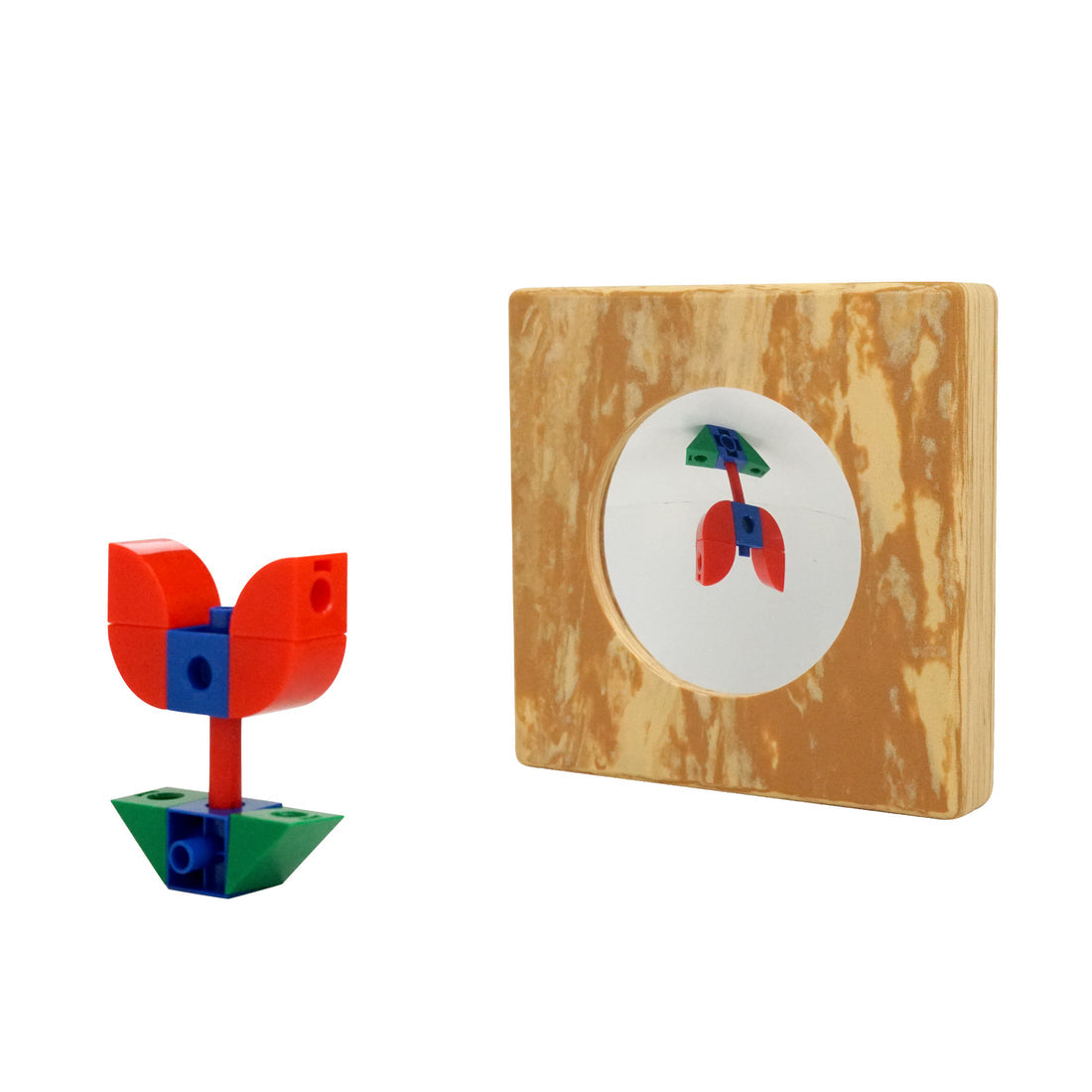 Edx Education - Houten Schuim Spiegels Pony - Set van 5