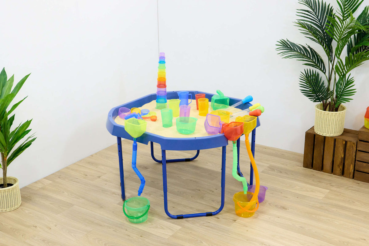 Tuff Tray Onderstel voor 70 & 100cm Tuff Tray - Verstelbaar 4 Hoogtes - Blauw