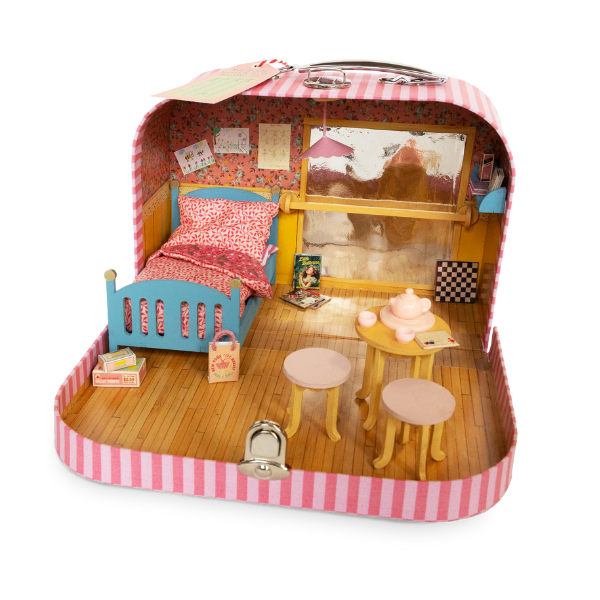 Het Muizenhuis To Go - Ella's Balletkamer - Koffertje met inrichting