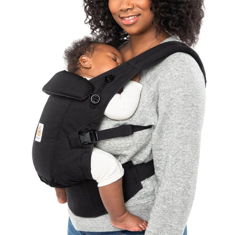 Ergobaby - ergonomische draagzak adapt soft touch cotton - Onyx Black