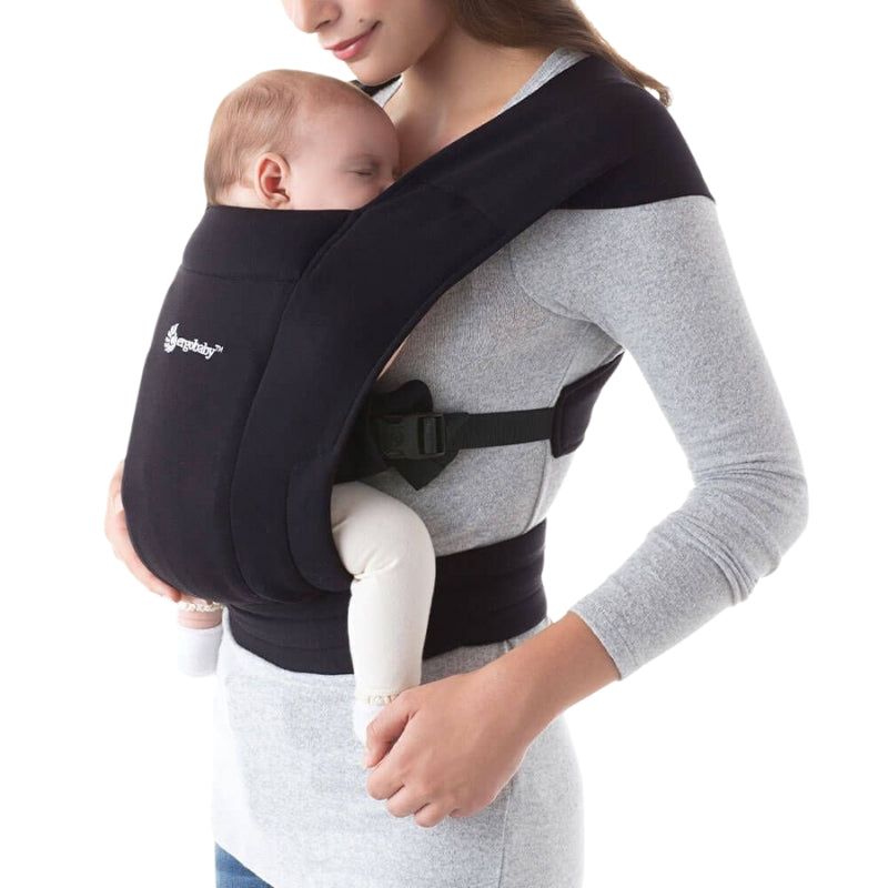 Ergobaby ergonomische draagzak embrace - Pure black