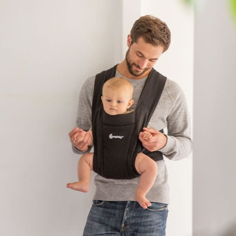 Ergobaby ergonomische draagzak embrace - Pure black
