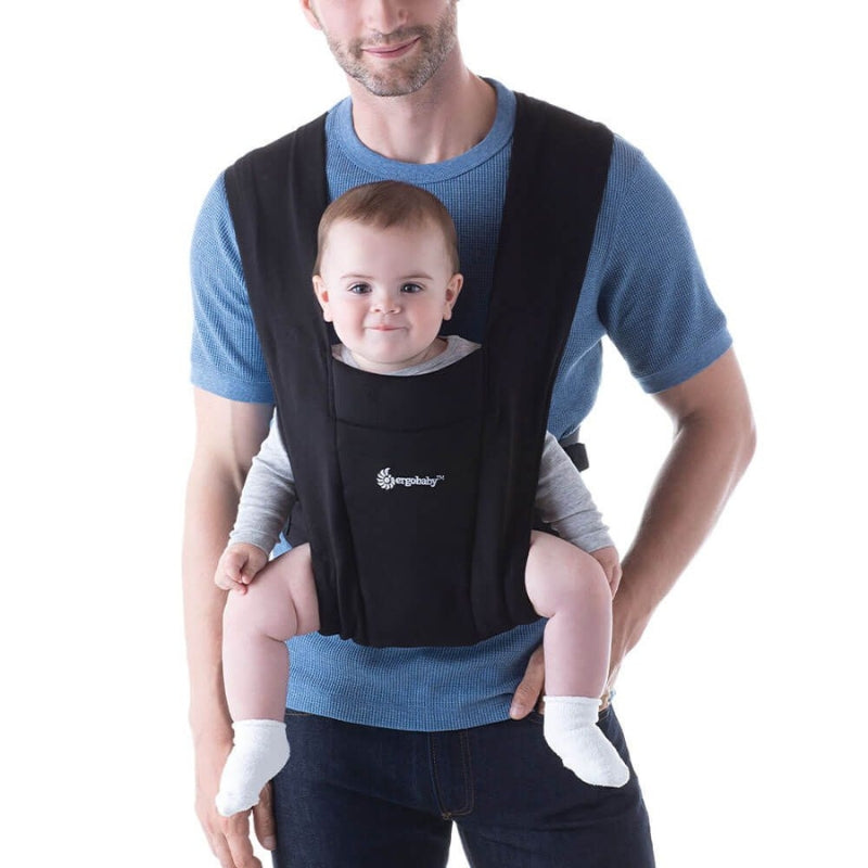 Ergobaby ergonomische draagzak embrace - Pure black