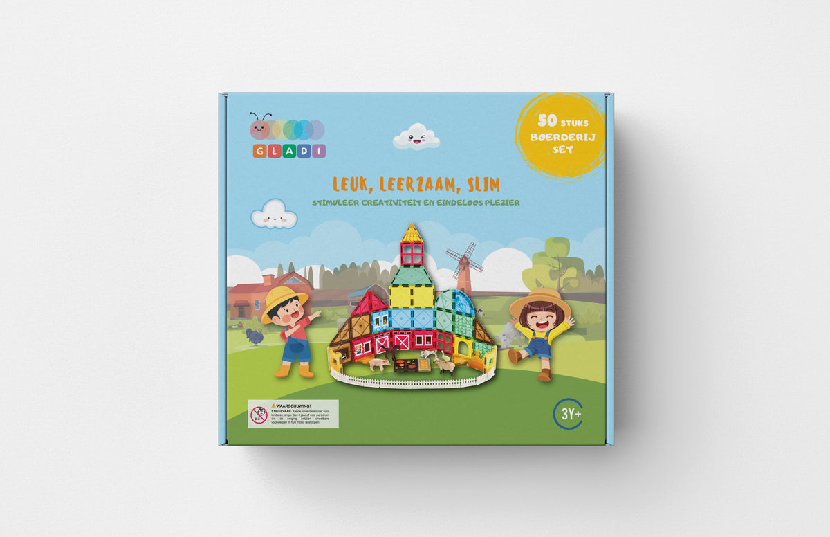 Gladi Tiles Boerderij Set 50 stuks doos