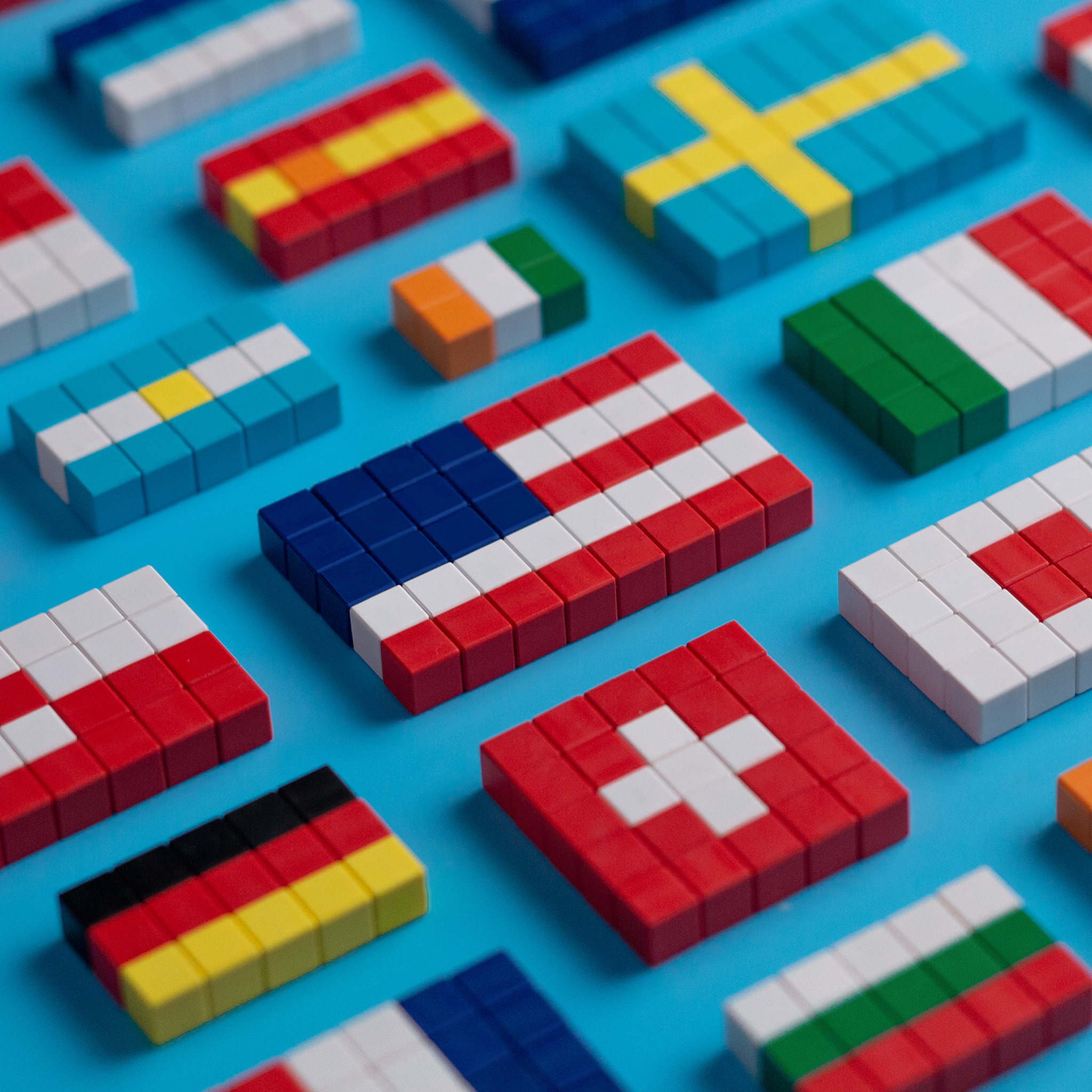 Pixio - Story serie Flags - 111 magneetblokjes