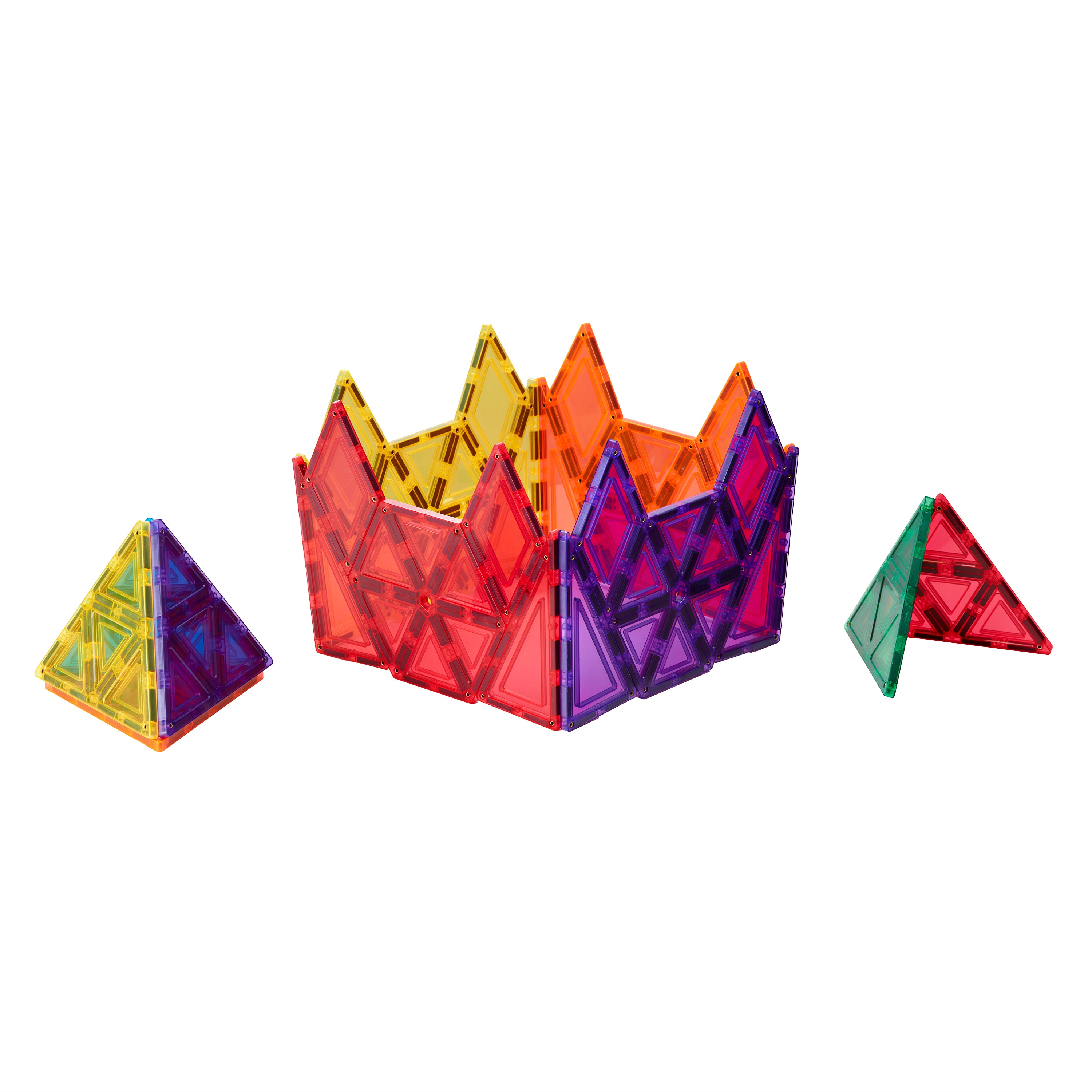 Learn And Grow - Magnetisch constructiespeelgoed Geometry Pack - 36 stuks