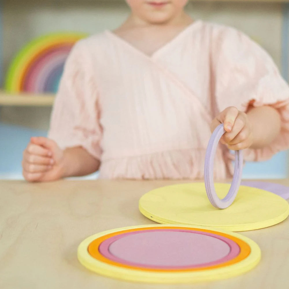 Grimm's Concentrische Pastel Cirkels en Ringen