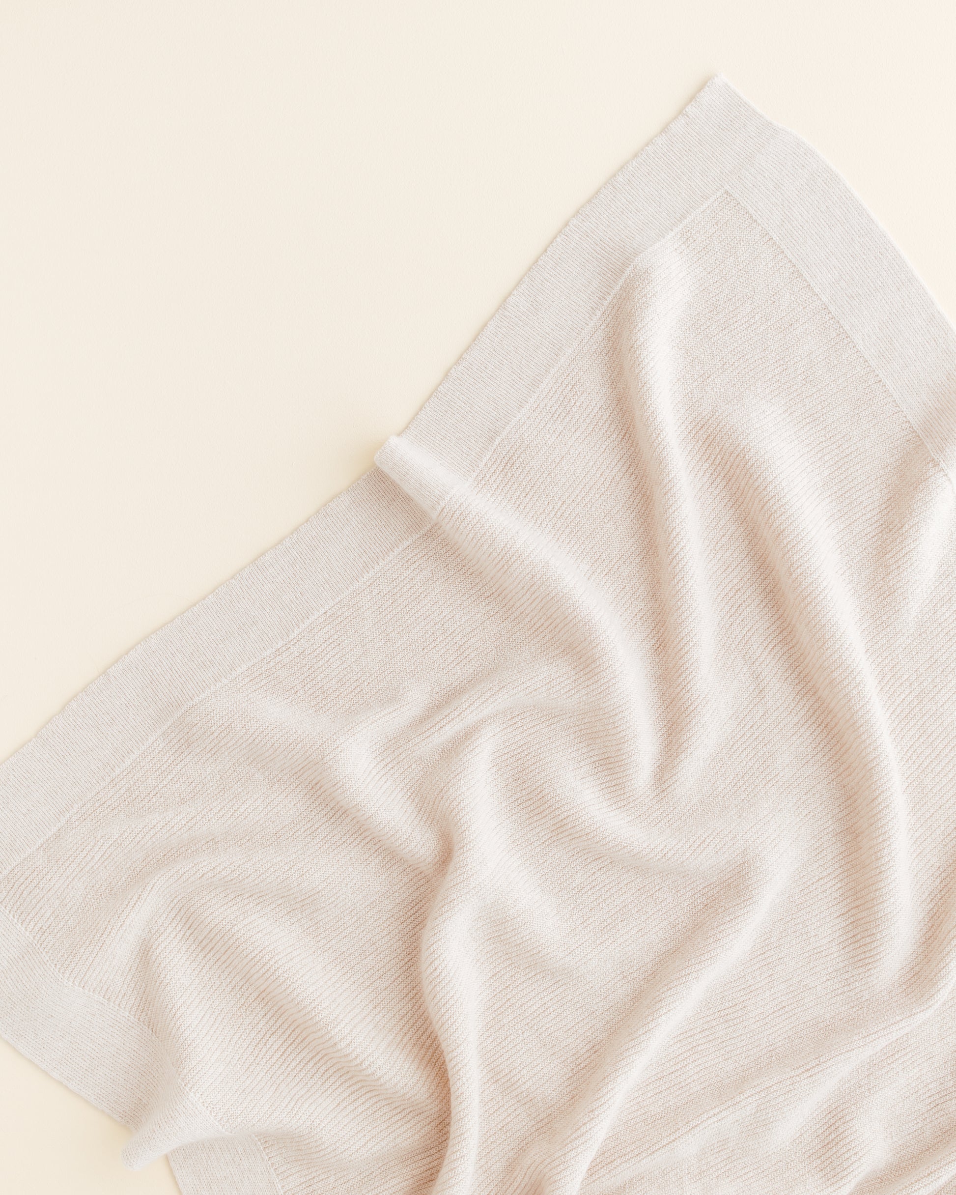 Hvid Wollen babydeken Gust Cream