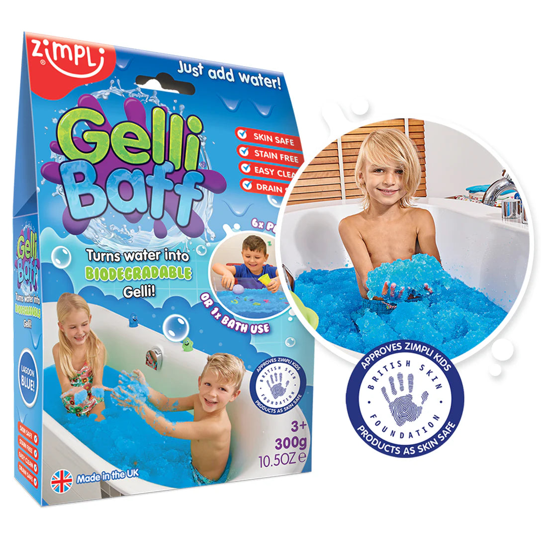 Sensorische gelli blauw - Zimpli Kids