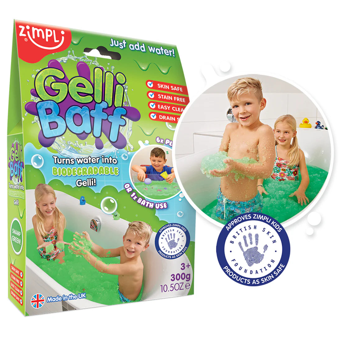 Sensorische gelli groen - Zimpli Kids