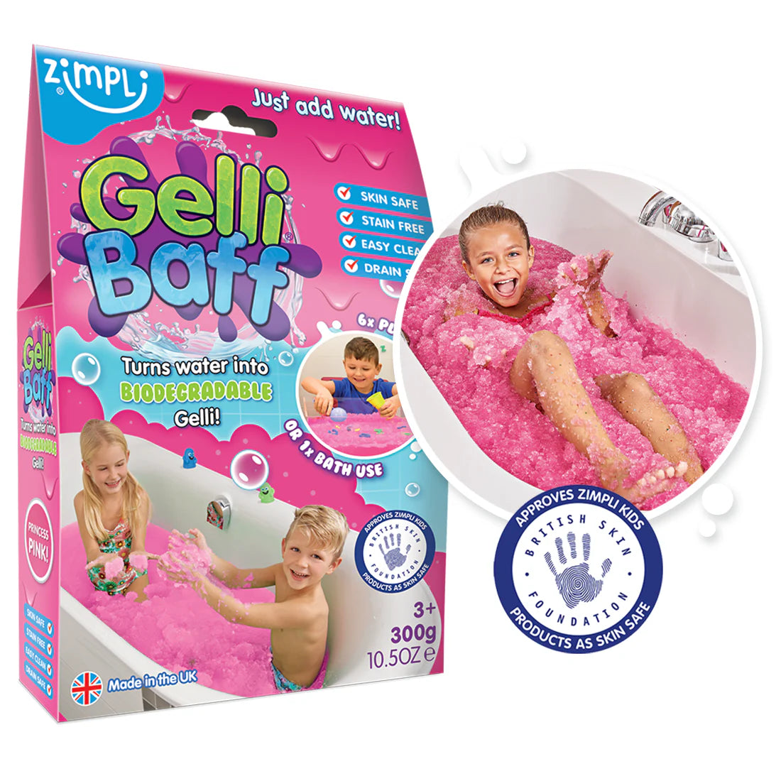 Sensorische gelli roze - Zimpli Kids