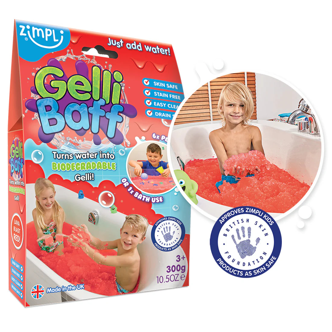 Sensorische gelli rood - Zimpli Kids