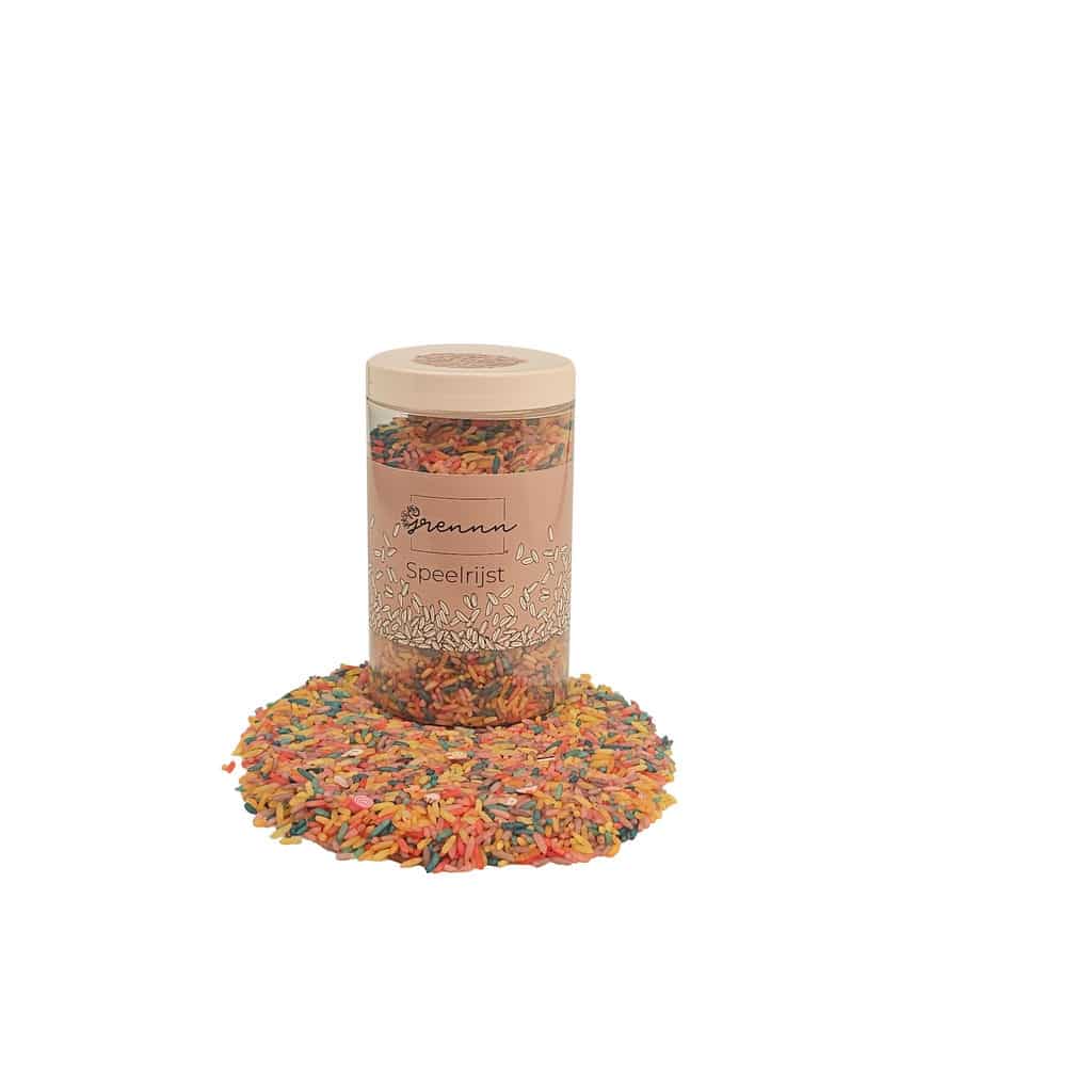 Grennn - Gekleurde sensorische rijst 300 gram - Candy