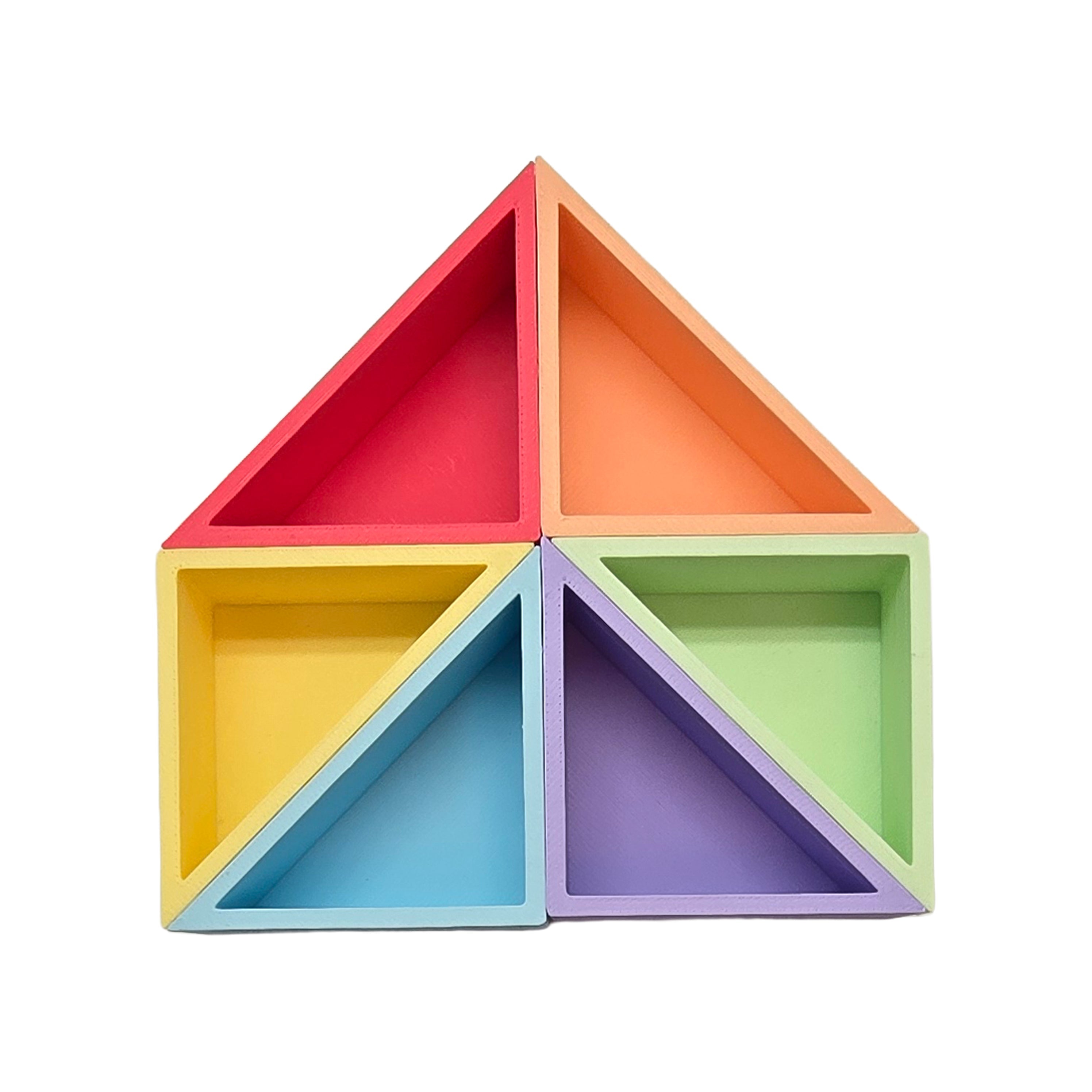 Grennn 'mandigo' pastel rechte driehoek