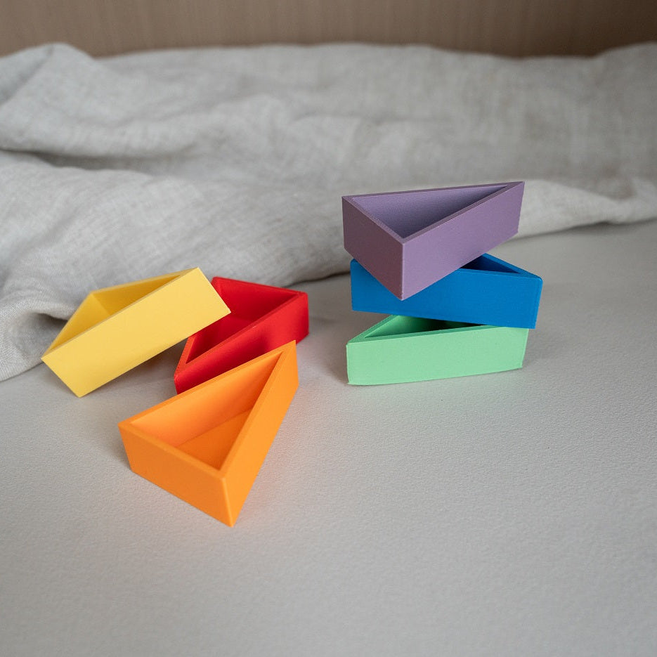 Grennn - 'mandigo' regenboog gelijkbenige driehoek