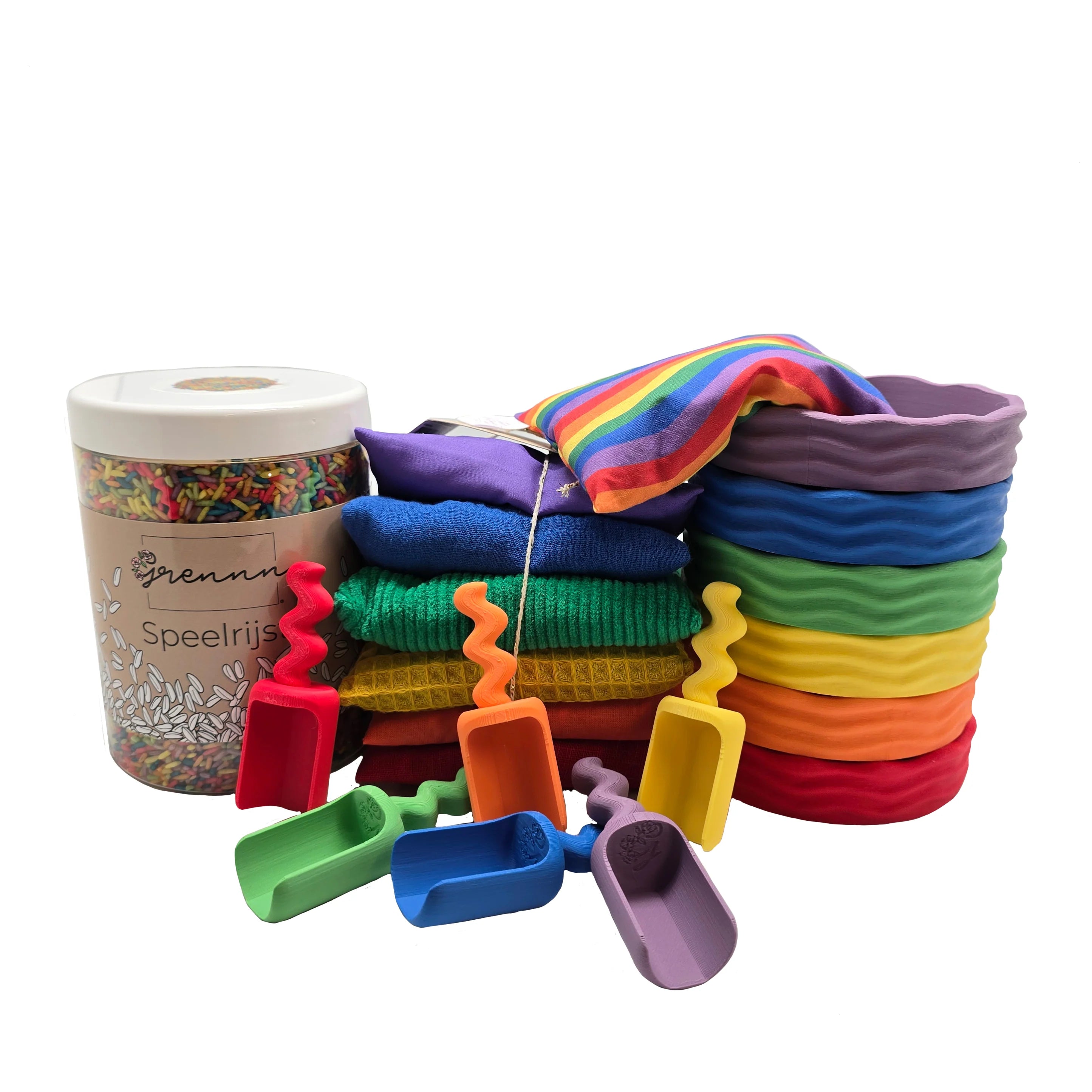 Grennn x LBL - Waves Regenboog Speelset Compleet