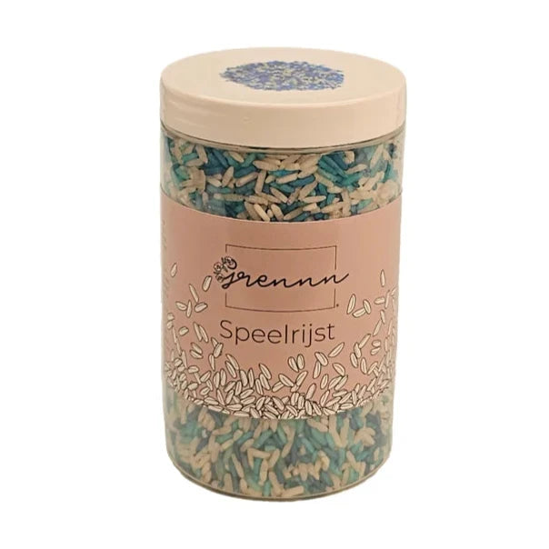 Grennn - Gekleurde sensorische rijst 300 gram - Ocean