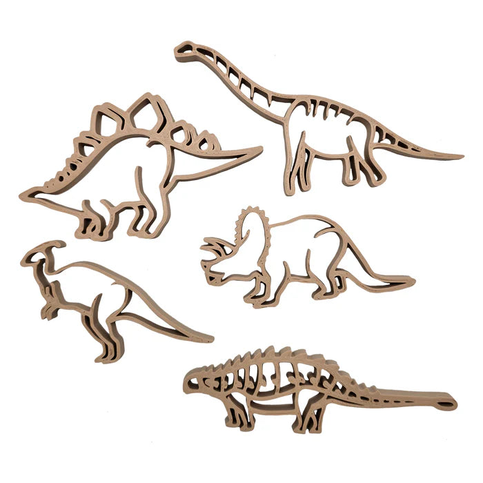 Grennn - Dino uitstekers Kinetisch Zand - 5 stuks