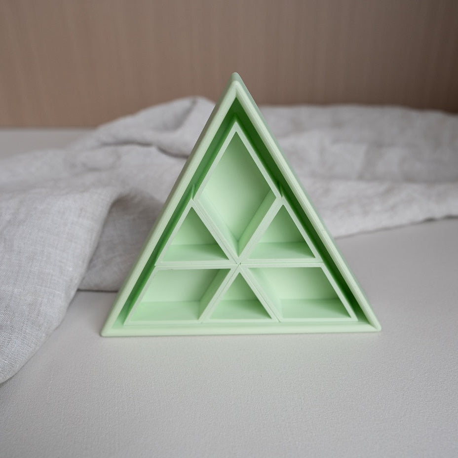 Grennn - inlegdriehoek 'mandigo' pastel groen