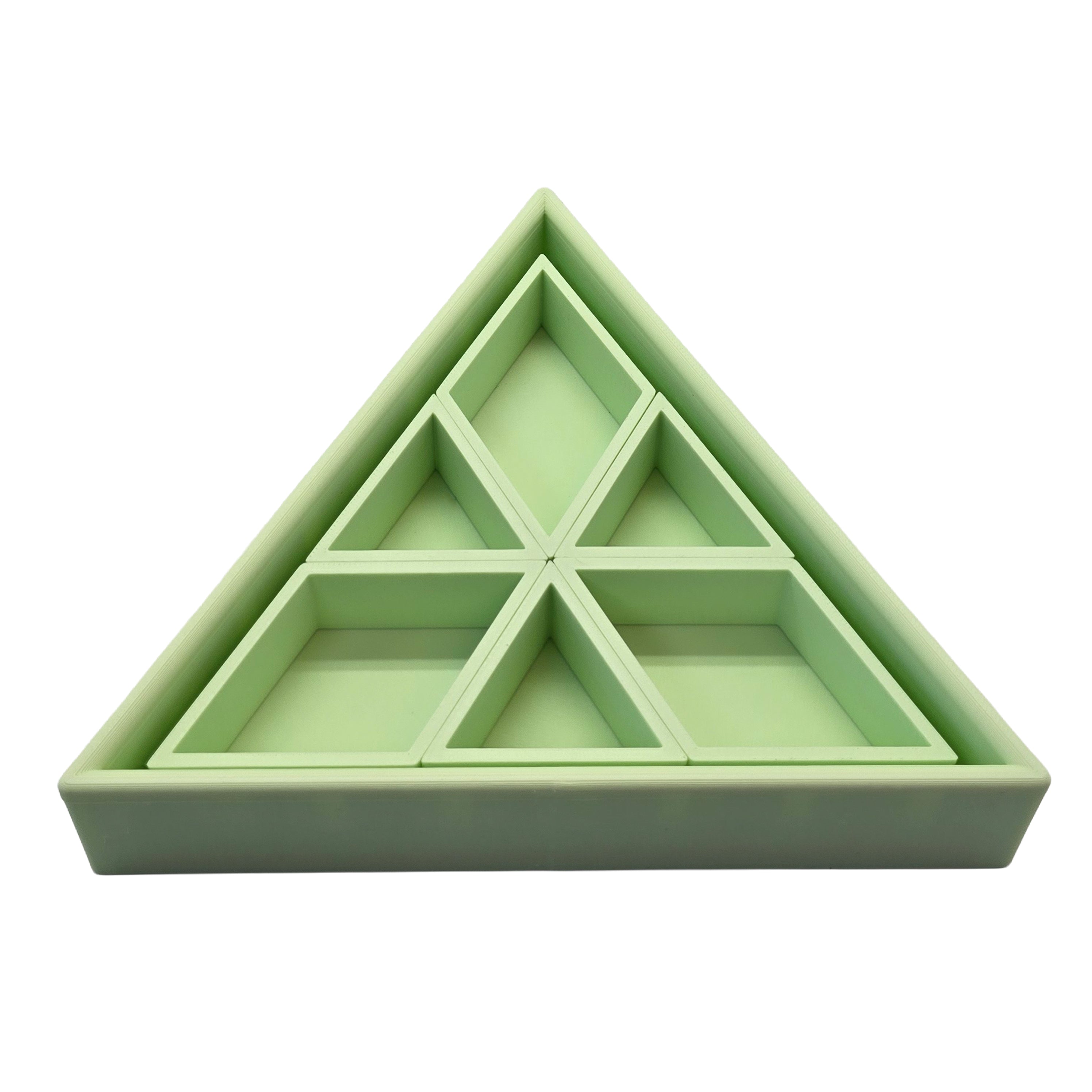 Grennn - inlegdriehoek 'mandigo' pastel groen