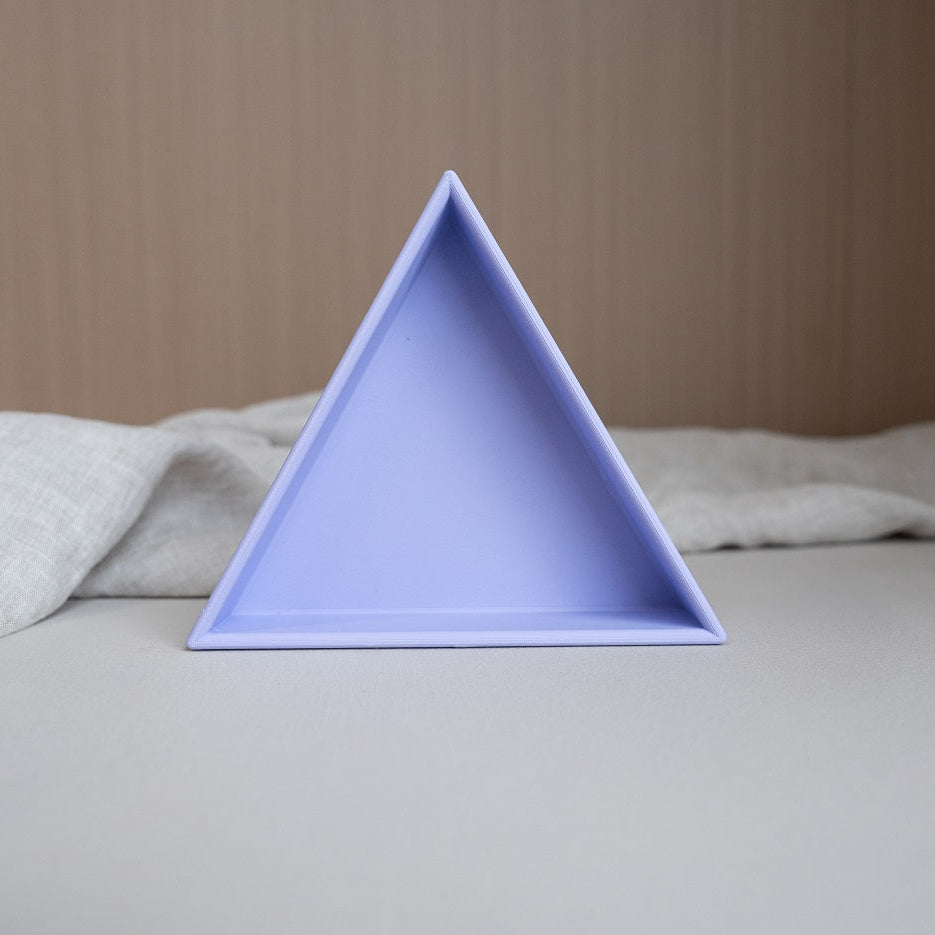 Grennn - inlegdriehoek 'mandigo' pastel paars