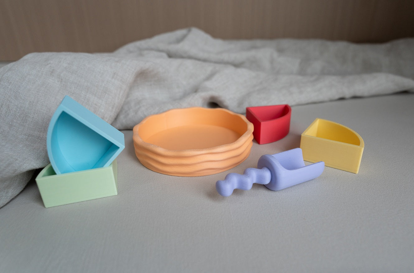 Grennn - kwartcirkel set pastel